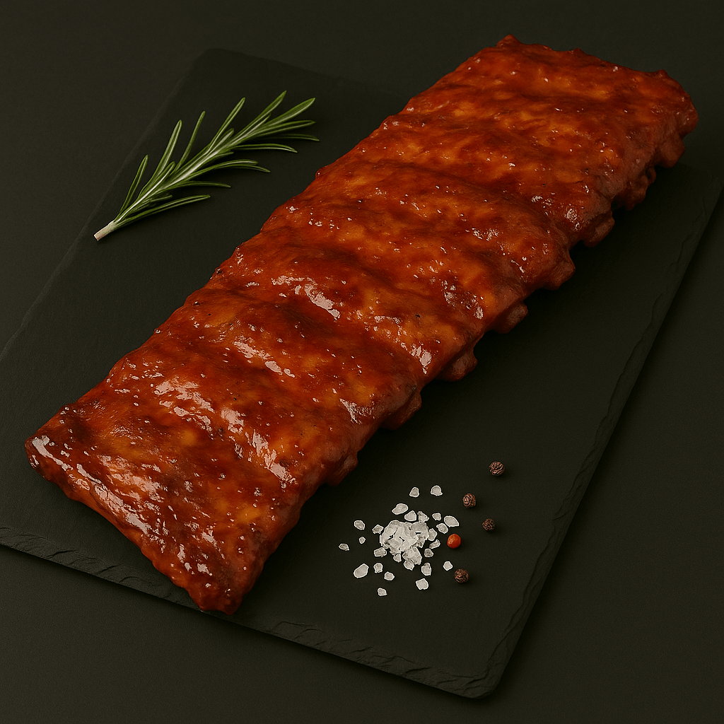 Spareribs piri piri voorgegaard